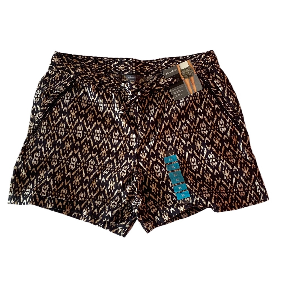 Eddie Bauer Briar Linen Shorts Sz XL